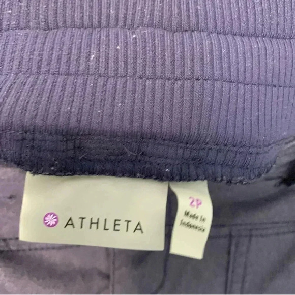 Athleta blue cargo  multiple pockets pants - Picture 5 of 6